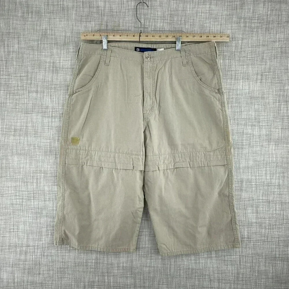 Vintage Y2K Levi’s L2 Baggy Shorts Mens 40 Tan 4331 - Picture 1 of 11